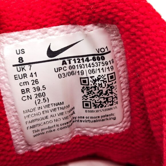 Nike Men Kobe Bryant KB Mamba Focus TB Shoes University Red AT1214 600 Size 8 - Picture 8 of 10